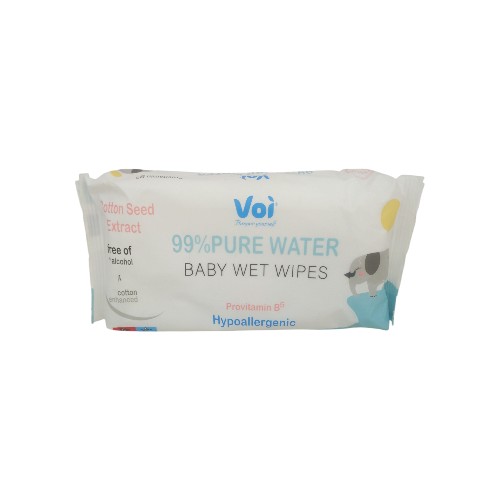 VOI WATER BABY WIPES WOUT RUBBER 24 PCS