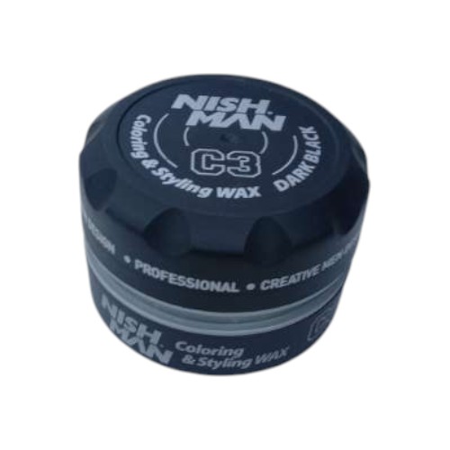 NISHMAN COLORING WAX C3 DARK BLACK 100ML
