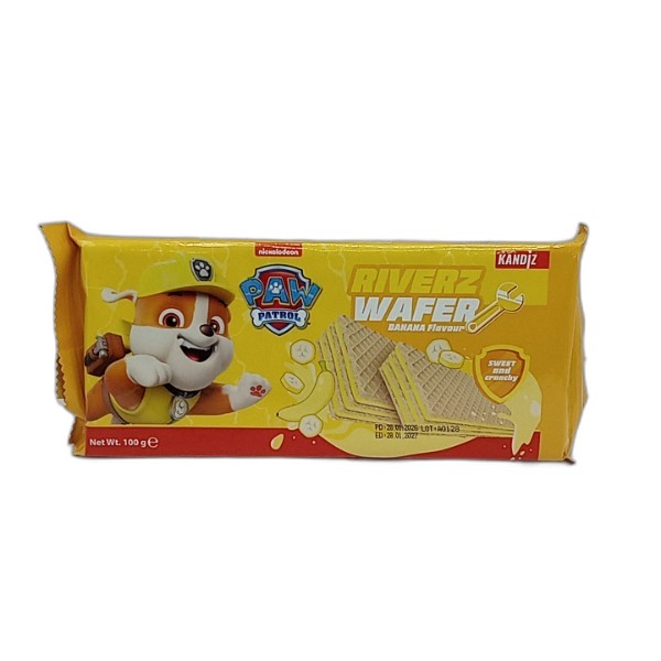 KANDIZ RIVERZ BANANA WAFER 100G