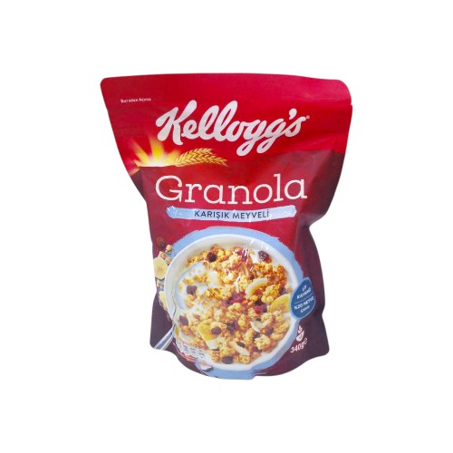 KELLOGGS GRANOLA MIXED FRUIT 340G