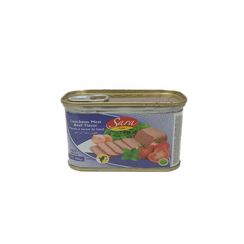 SARA BEEF LUNCHEON MEAT 190G