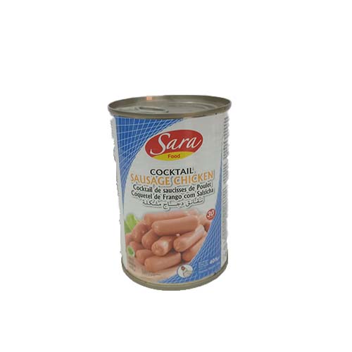 SARA CHICKEN COCKTAIL SAUSAGE 400G
