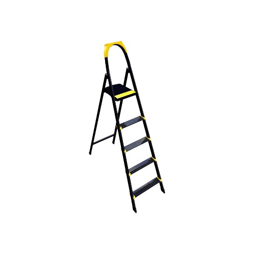 LEO LADDER 4 STEPS BLK-YLW 11004
