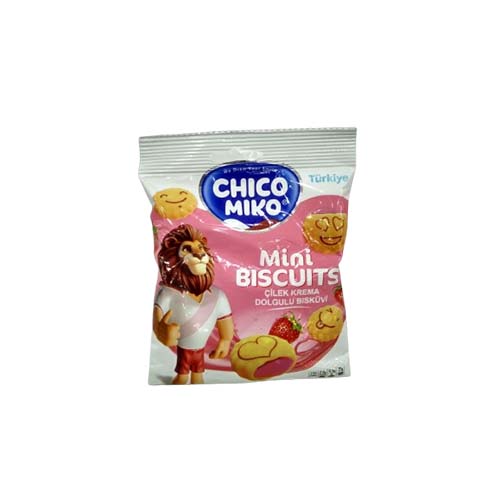 CHICO MIKO STRAWBERRY CREAM BISCUIT 35G