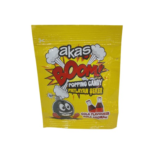 AKAS BOOM COLA POPPING CANDY 4G