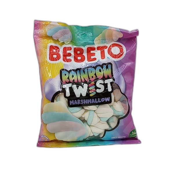 BEBETO MARSHMALLOW RAINBOW TWIST 135G