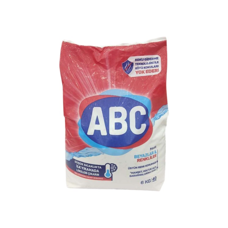 ABC MATIC POWDER 6KG WHITES-COLORS