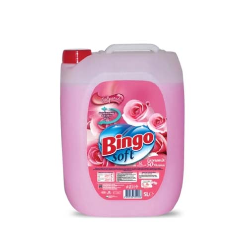 BINGO FABRIC SOFTENER 5L ROSE P