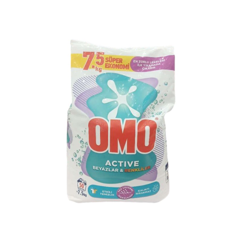 OMO LAUNDRY POWDER 7.5KG ACTIVE
