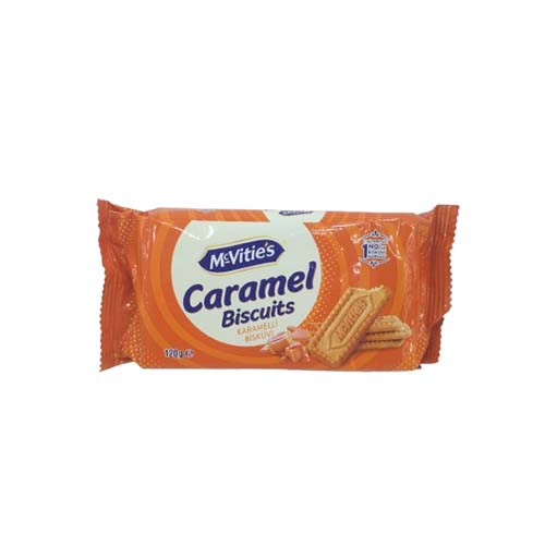 MCVITIES CARAMEL BISCUIT 120G