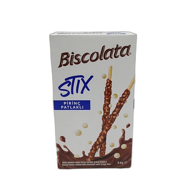 BISCOLATA RICE STIX 34G
