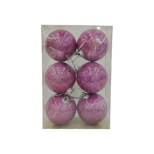 XMAS DECO BALLS 6PCS GE78003