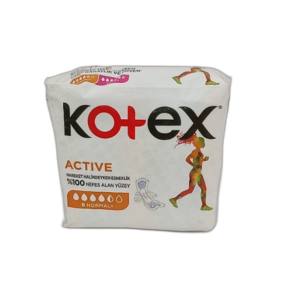 KOTEX SANITARY PADS ACTIVE NORMAL 8PCS
