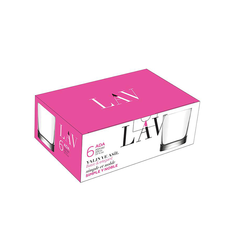 LAV GLASS 6PCS SET 320CC
