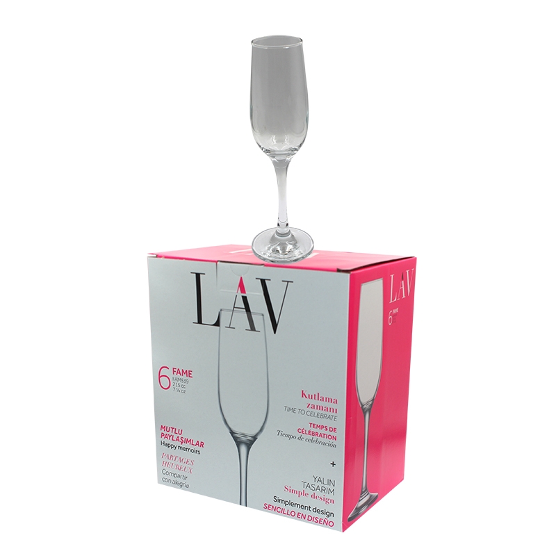 LAV GLASS 6PCS SET 215CC