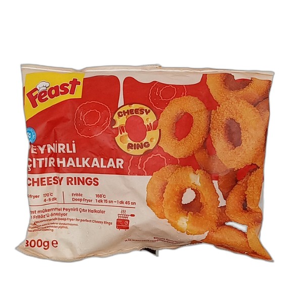 FEAST CHEESY RINGS 300G