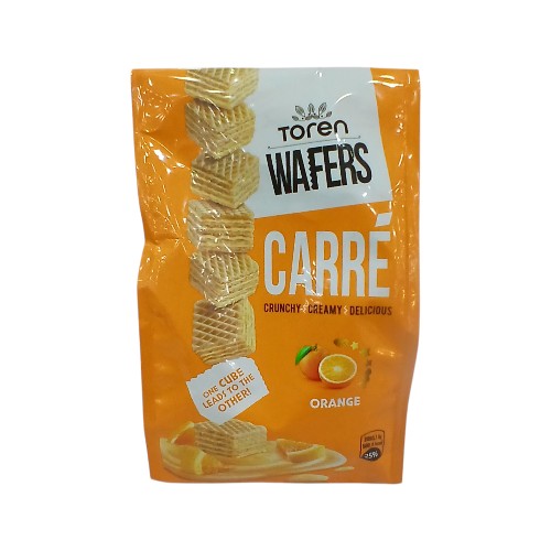 TOREN CARRE ORANGE WAFER 125G