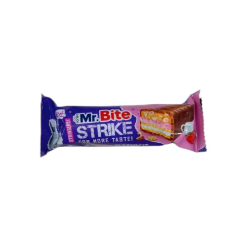 MR BITE STRIKE STRAWBERRY WAFER 40G