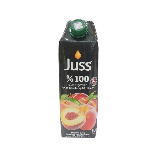 JUSS 100% APPLE PEACH JUICE 1L