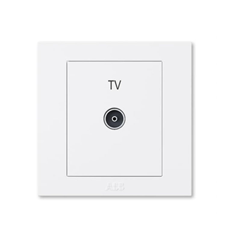 1 GANG TV OUTLET END OF LINE
