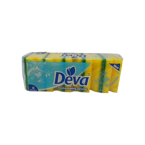 DEVA DISHWASHING SPONGE 5IN1