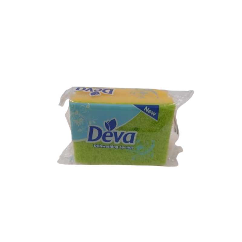 DEVA DISHWASHING SPONGE 1IN1