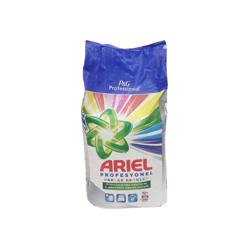 ARIEL PROFESSIONAL POWDER 10KG BRIGHT COLORS