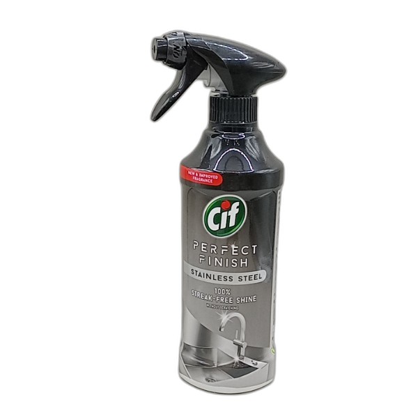 CIF STAINLESS STEEL SPRAY 435ML