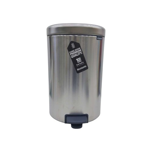 BRABANTIA PEDAL BIN 20L-MATT STEEL