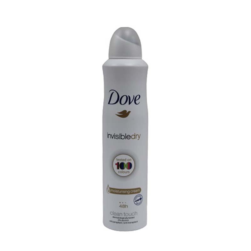DEO SPRAY WOMEN 250ML INVISIBLE DRY DOVE