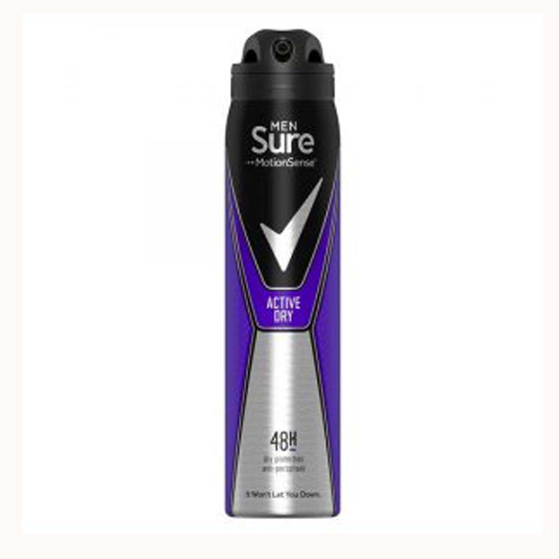 SURE MEN ACTIVE DRY DEO SPRAY 250ML