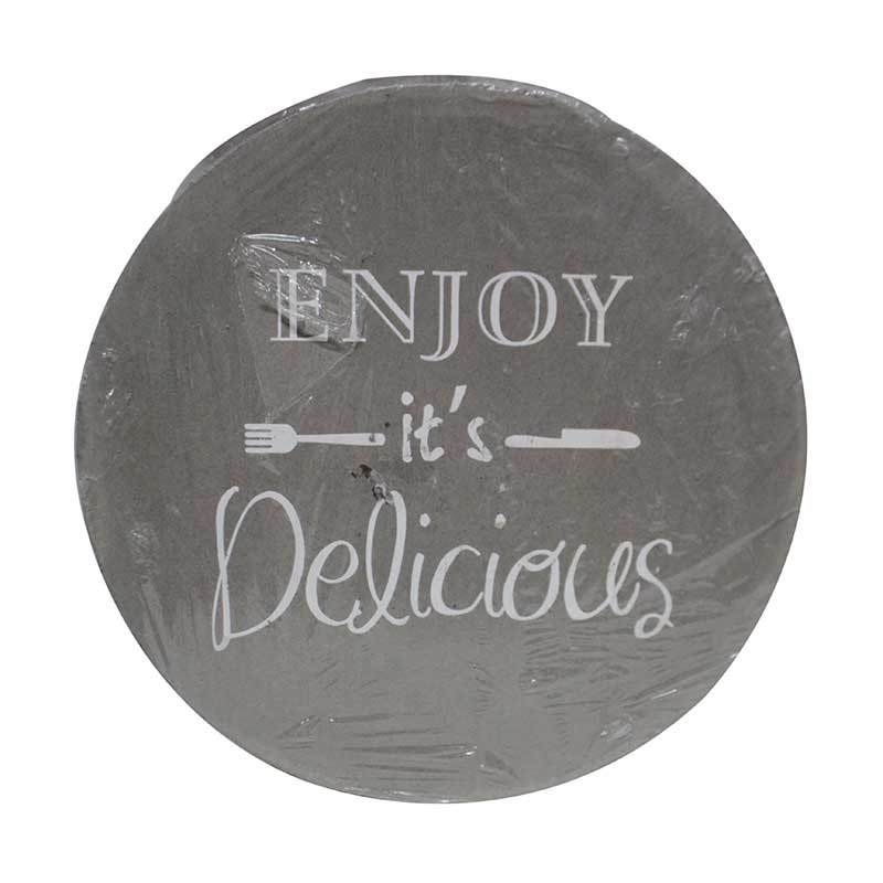 PLATE SERVING CEMENT 40CM 618013