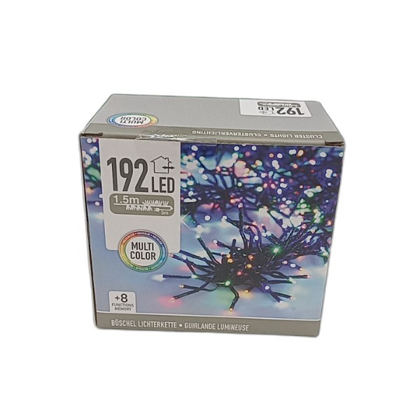 LED CLUSTER LIGHTS 192 MULTICOL