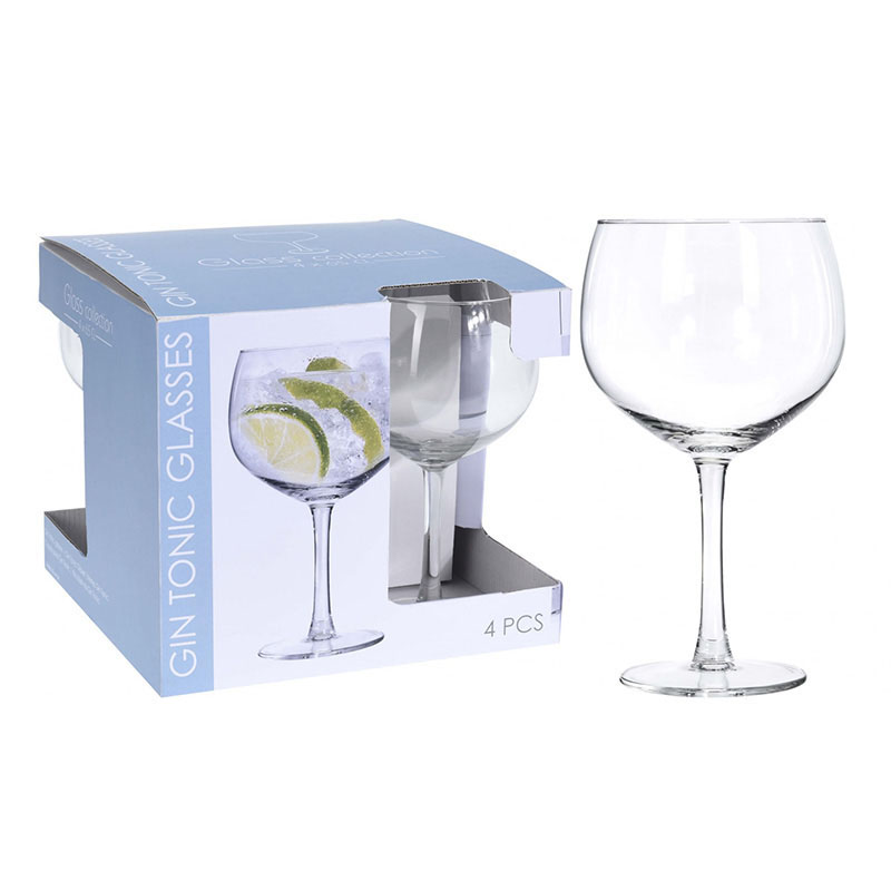GIN-TONIC GLASSES 650ML 4PC