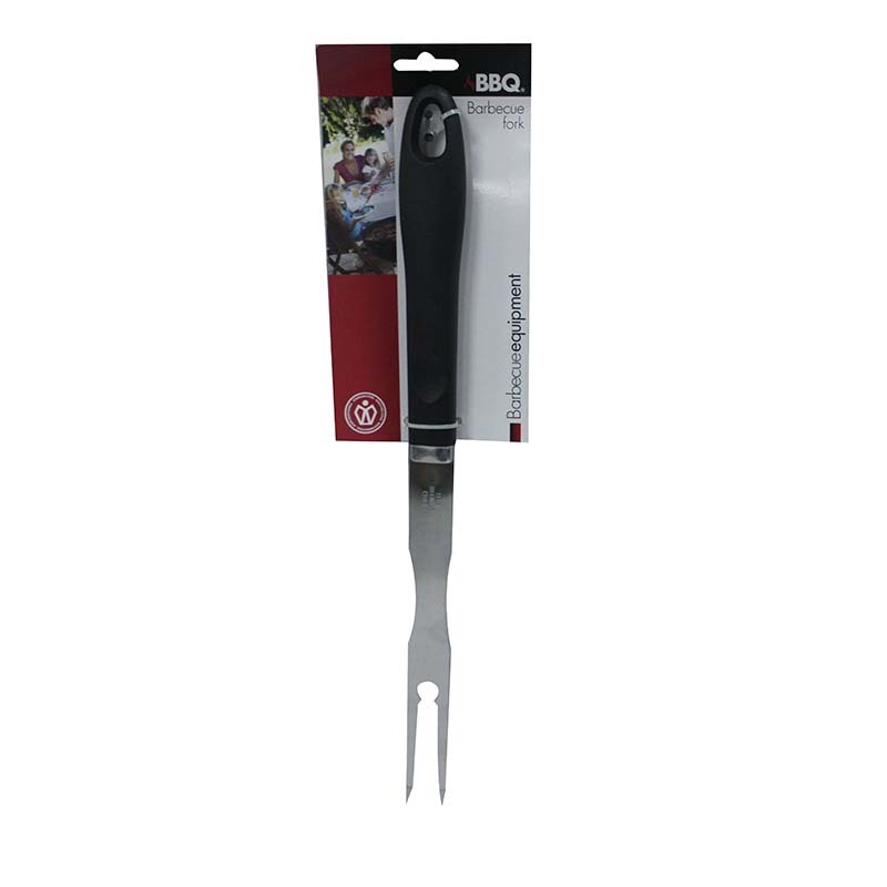 BBQ FORK 42CM STEEL 260714
