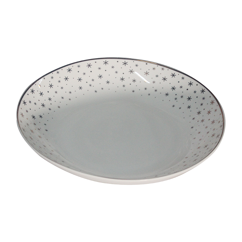 NEW BONE PORCELAIN SOUP PLATE