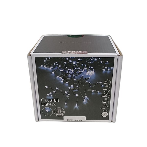 CONNECTABLE LED CLUSTER 200 WHI