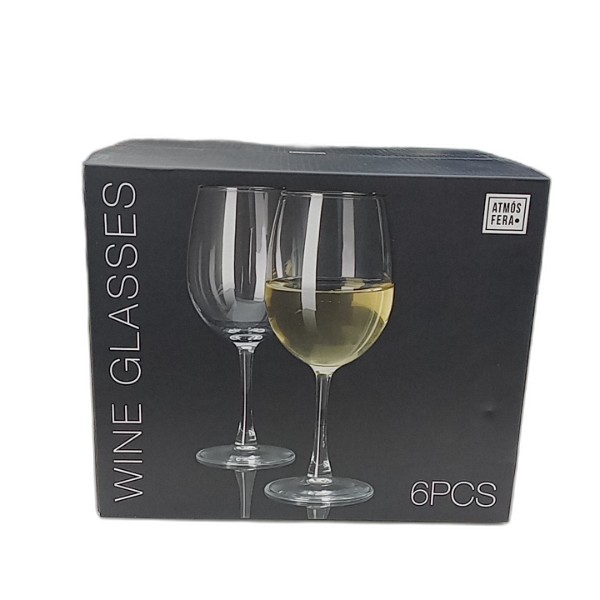 WINE GLASSES 350ML 6PC