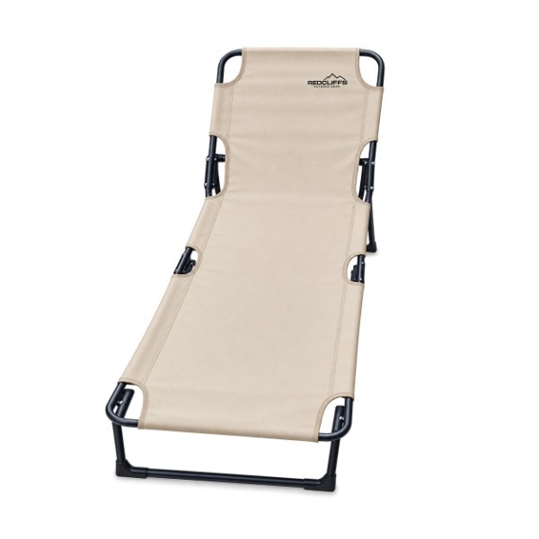 SUN LOUNGER 187X55X24CM CREAM
