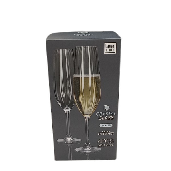 CRYSTALLINE CHAMPAGNE GLASS