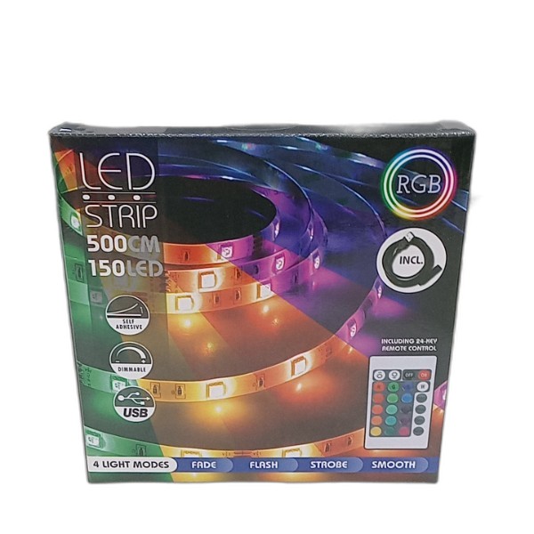 RGB LED STRIP 5M 30 LEDS