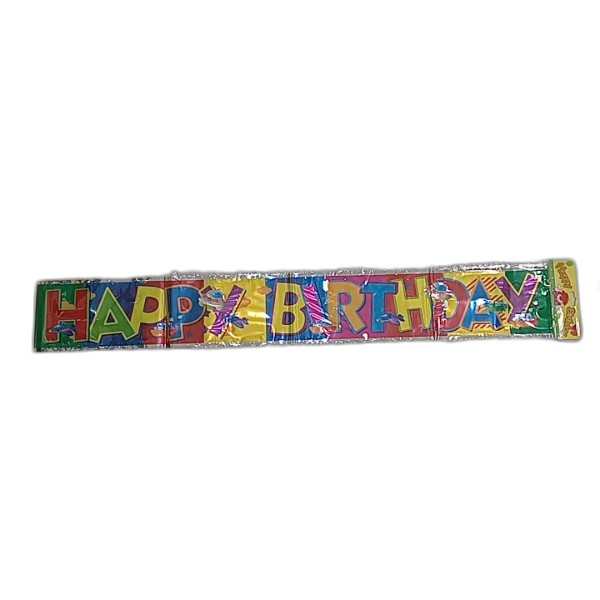 BANNER HAPPY BIRTHDAY FOIL