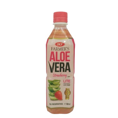 OKF ALOE VERA STRAWBERRY 500ML