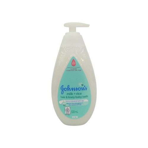 JOHNSON BABY MILK BATH-RICE PUMP 500ML 500ML