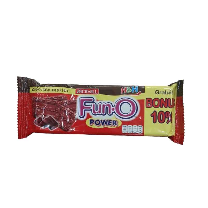 H&H JACK N JILL FUN-O POWER CHOCOLATE COOKIES 45G
