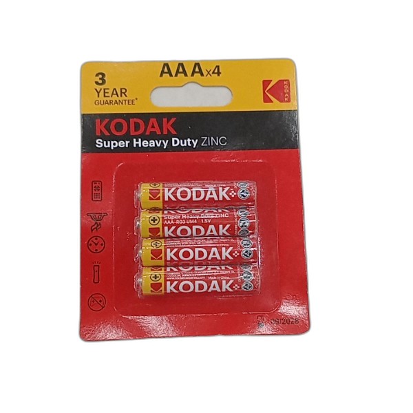 UBL KODAK HEAVY-DUTY BATTERIES