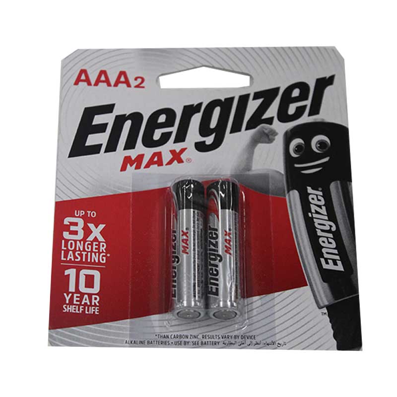 ENERGIZER MAX AAA BATTERIES 2PK