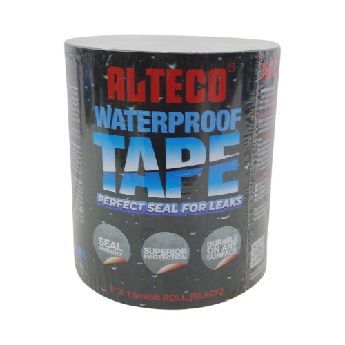 WATERPROOF TAPE 4X1.5M BLACK ALTECO