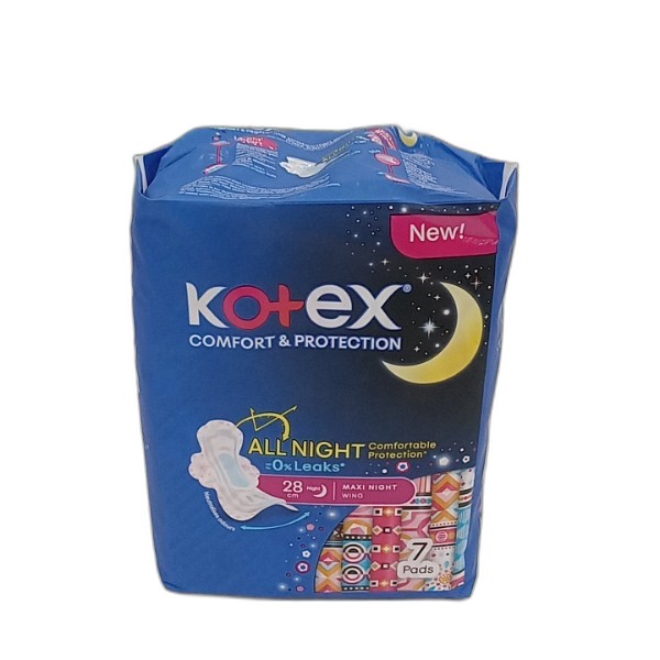 KOTEX PAD 28CM 7PCS MAXI OVERNI