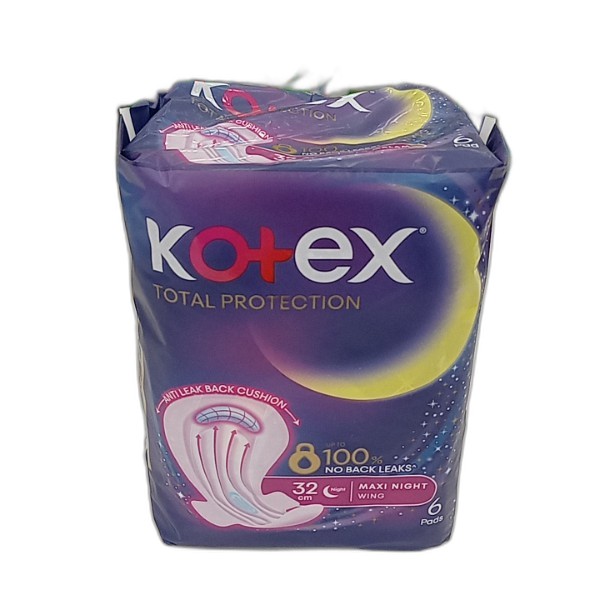 KOTEX PAD  32CM 6PCS  MAXI NIGH